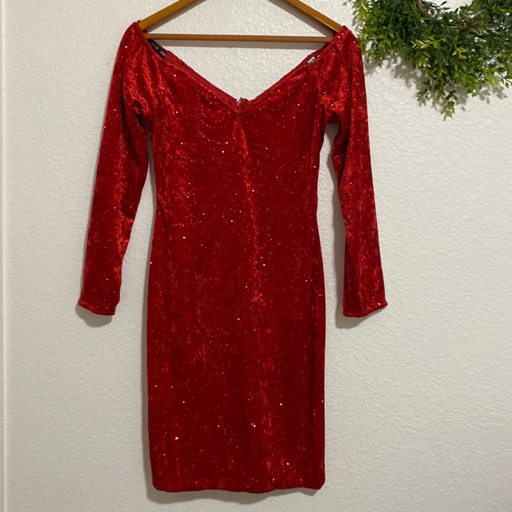 ZumZum Vintage Red Sequin Dress